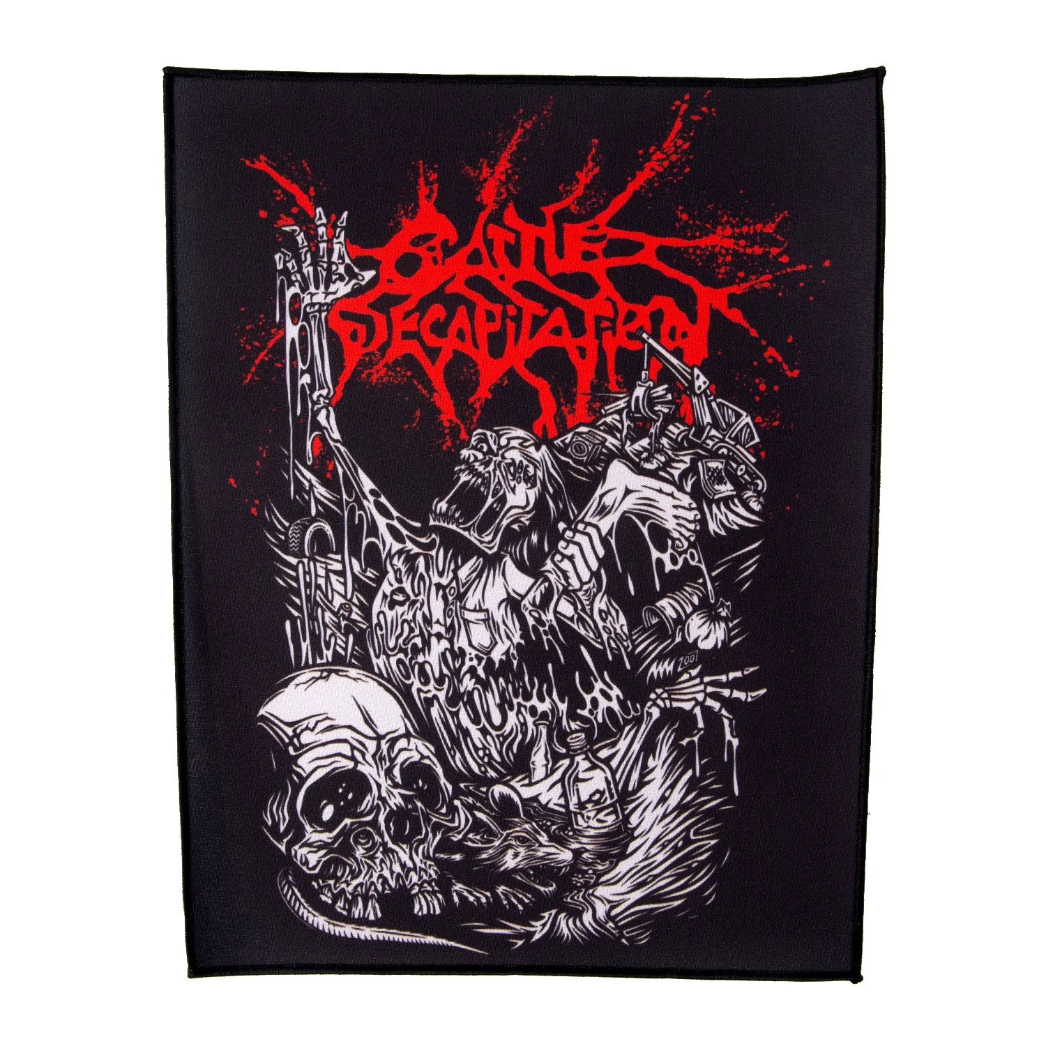 Cattle Decapitation Alone At The Landfill Back Patch