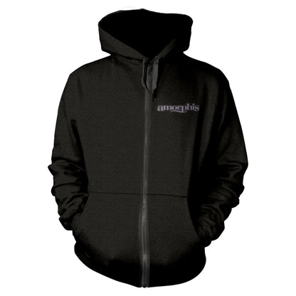 Amorphis Halo Zippered Hooded Sweatshirt Front