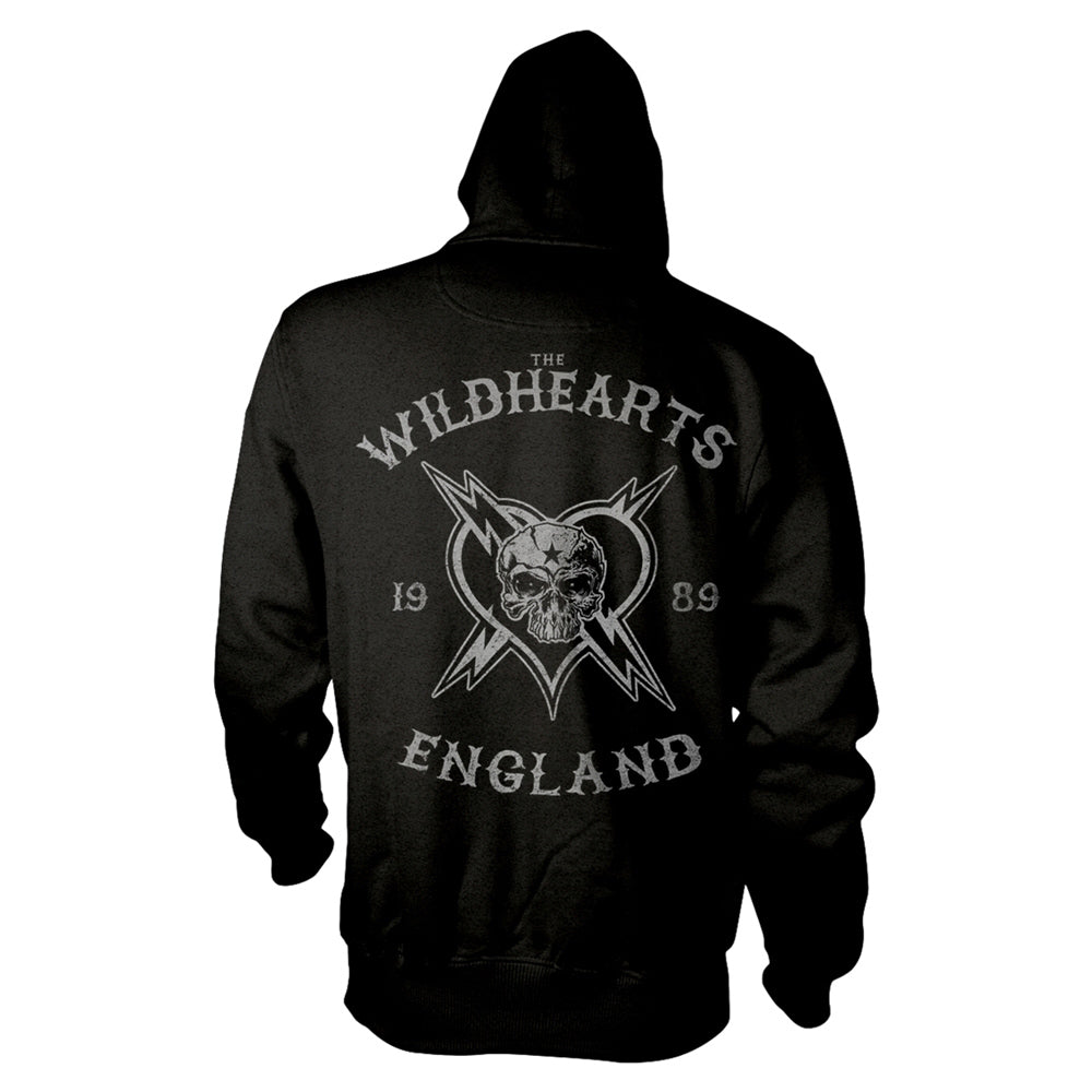 Wildhearts, The England 1989 Zippered Hooded Sweatshirt Back