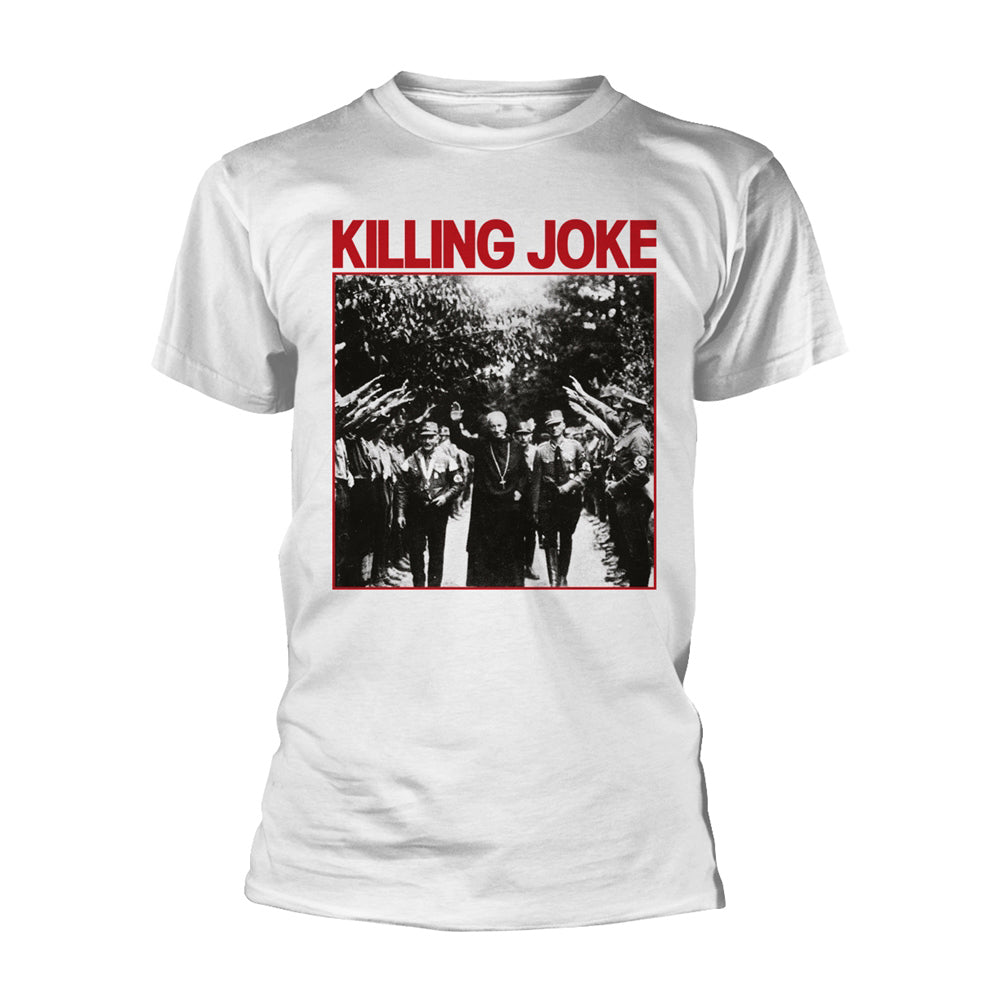 Killing Joke Pope (white) T-shirt Front