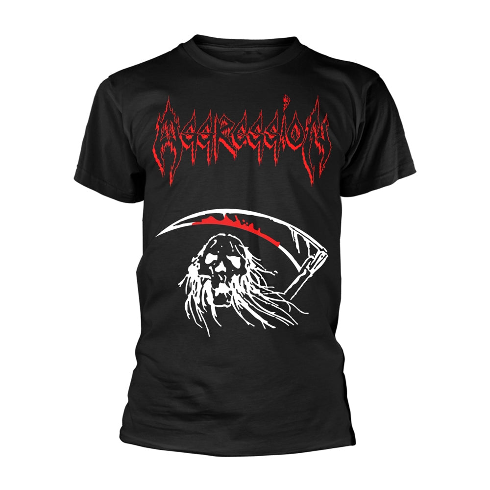 Aggression By The Reaping Hook T-shirt Front