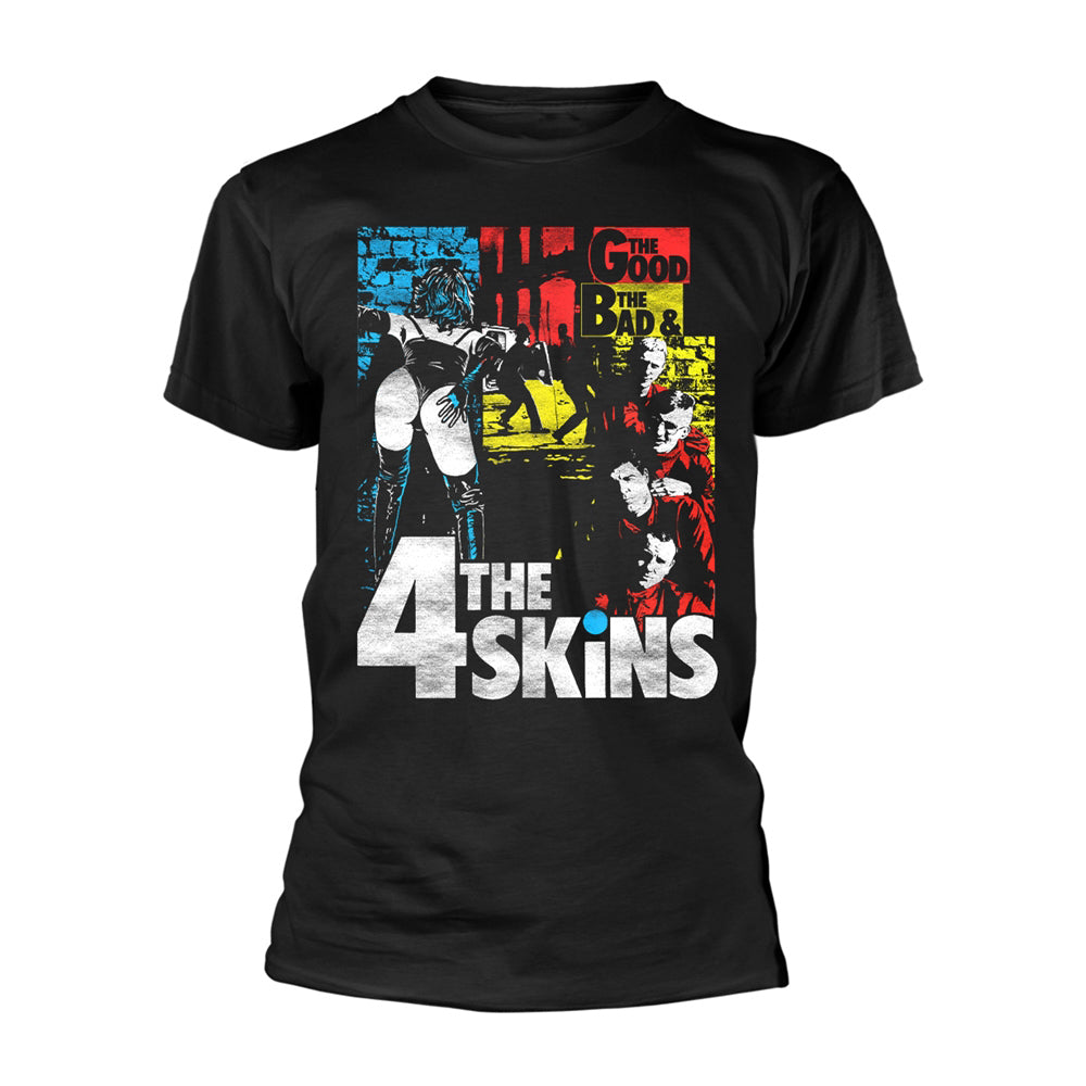 The Good The Bad & The 4 Skins T-shirt Front