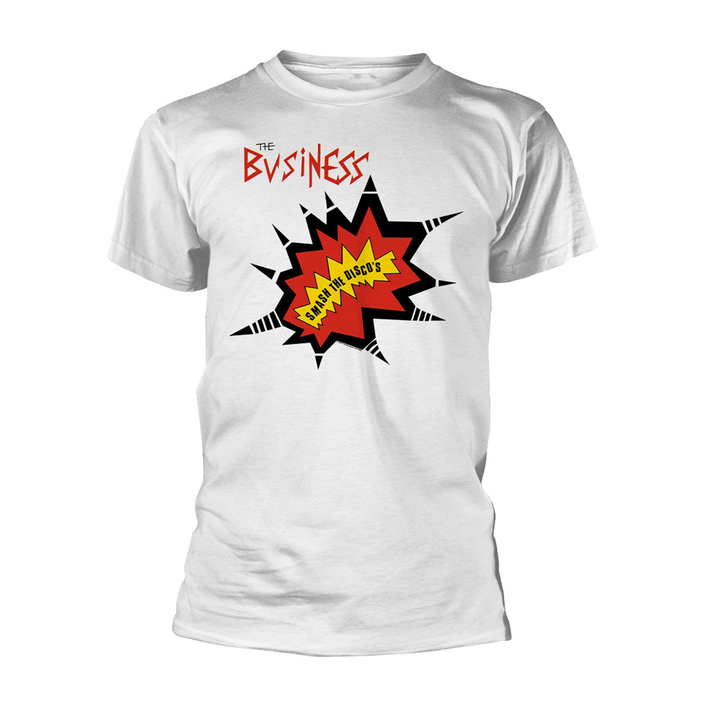 Business Smash The Discos (white) T-shirt Front