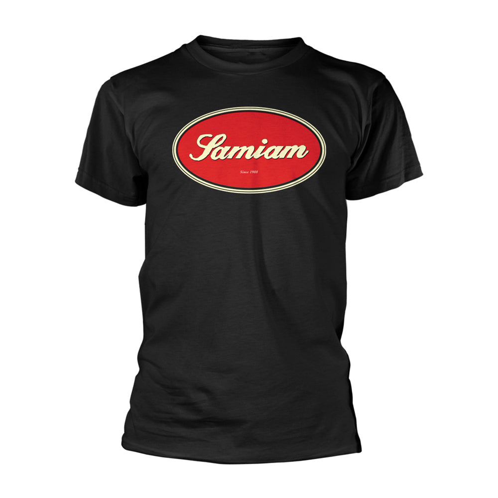 Samiam Oval Logo - Black (organic Ts) T-shirt Front