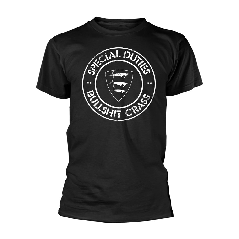Special Duties Bullshit Crass (black) T-shirt Front