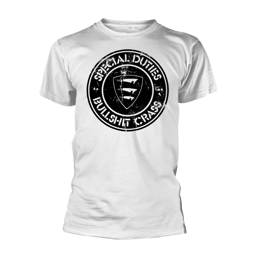 Special Duties Bullshit Crass (white) T-shirt Front