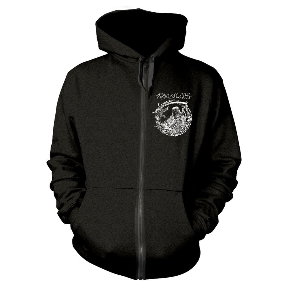 Sacrilege Reaper Zippered Hooded Sweatshirt Front