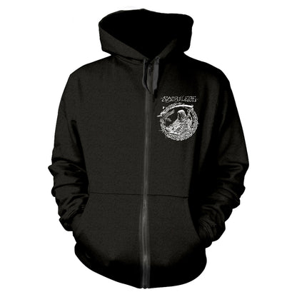 Sacrilege Reaper Zippered Hooded Sweatshirt Front