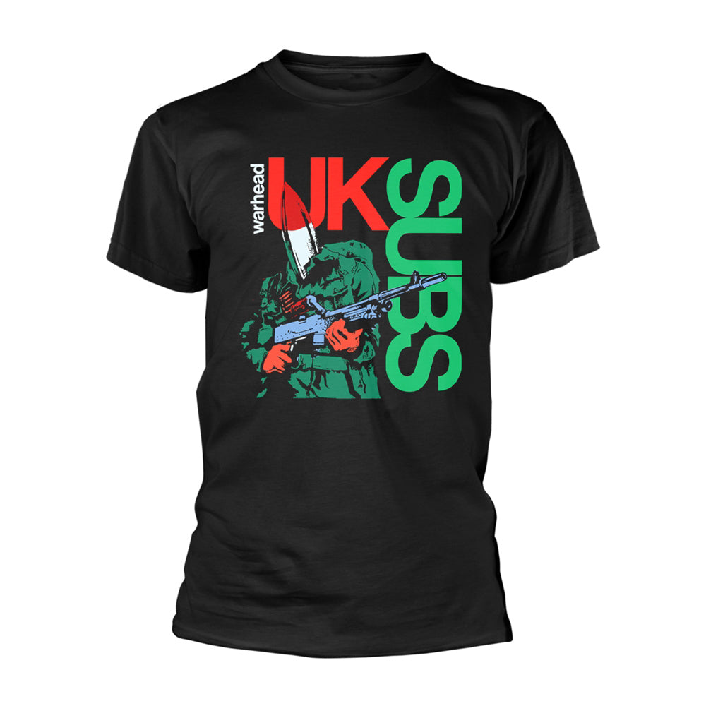 Uk Subs Warhead (black) T-shirt Front