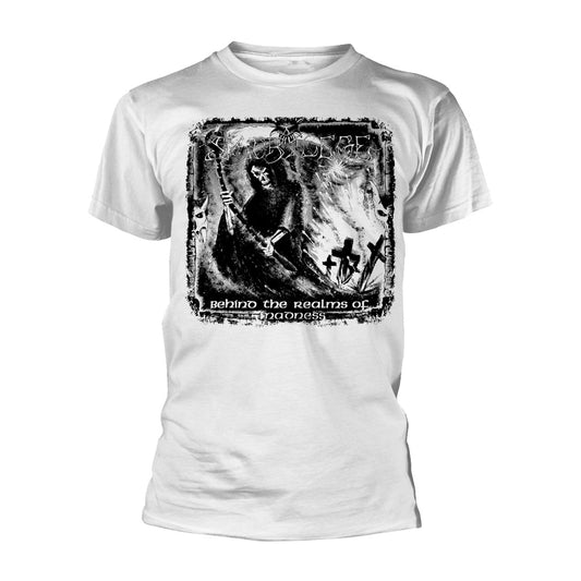 Sacrilege Behind The Realms Of Madness (white) T-shirt Front
