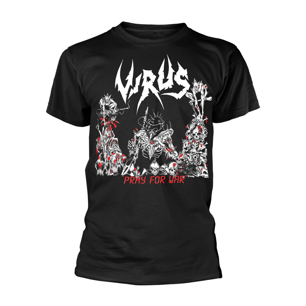 Virus Pray For War T-shirt Front