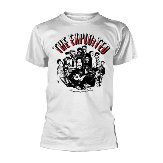 Exploited Barmy Army (white) T-shirt Front