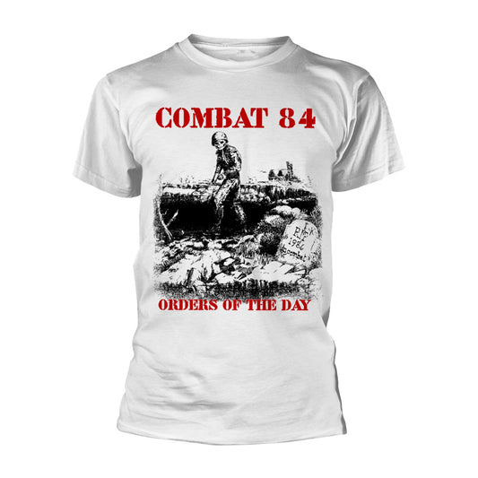 Combat 84 Orders Of The Day (white) T-shirt Front