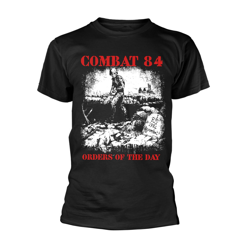 Combat 84 Orders Of The Day (black) T-shirt Front