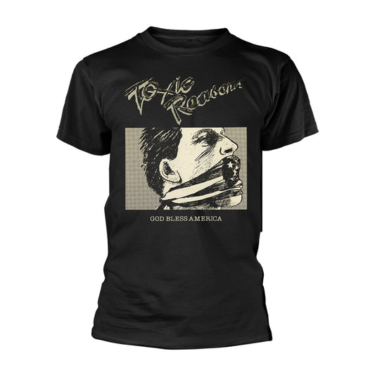 Toxic Reasons God Bless America (black) T-shirt Front