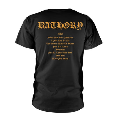 Bathory Blood Fire Death T-shirt Back
