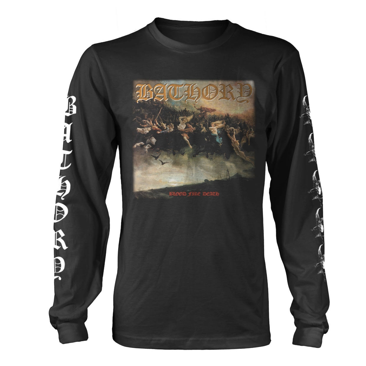 Bathory Blood Fire Death Long Sleeve Front