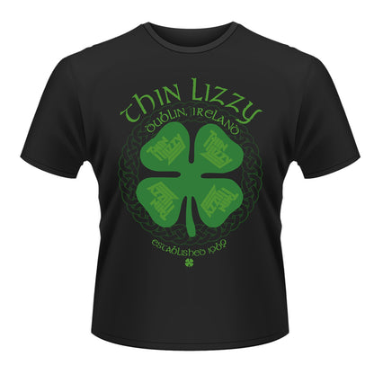 Thin Lizzy Four Leaf Clover T-shirt Front