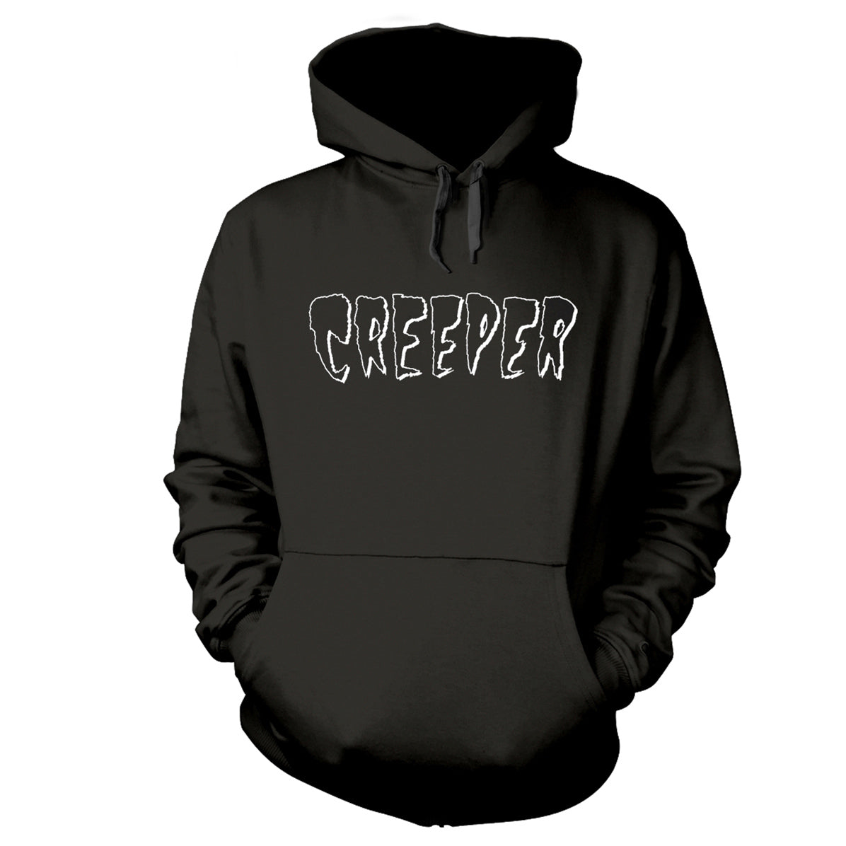 Creeper Death Card Hooded Sweatshirt Front