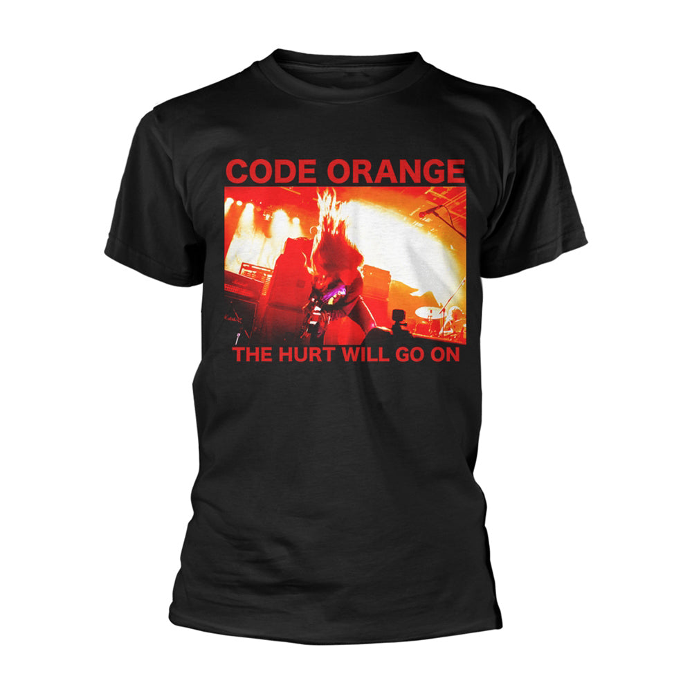 Code Orange Red Hurt Photo T-shirt Front