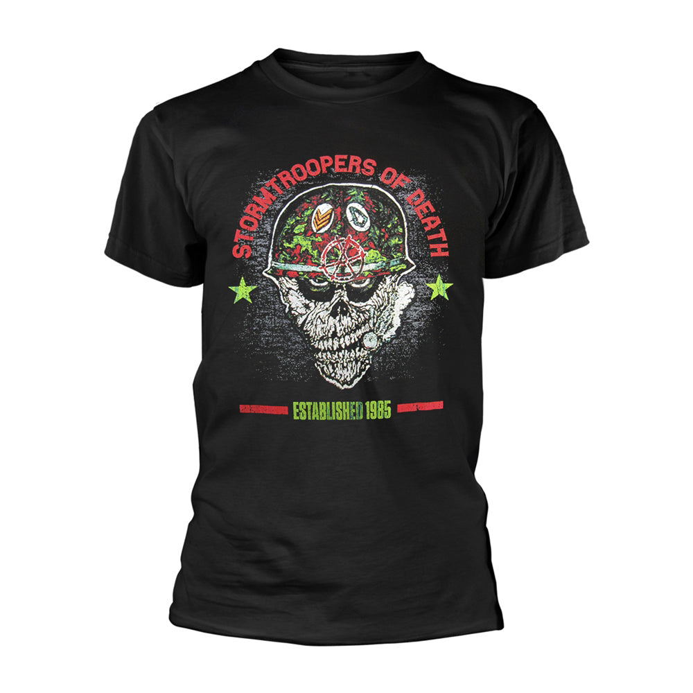 S.O.D. Helmet Head T-shirt Front