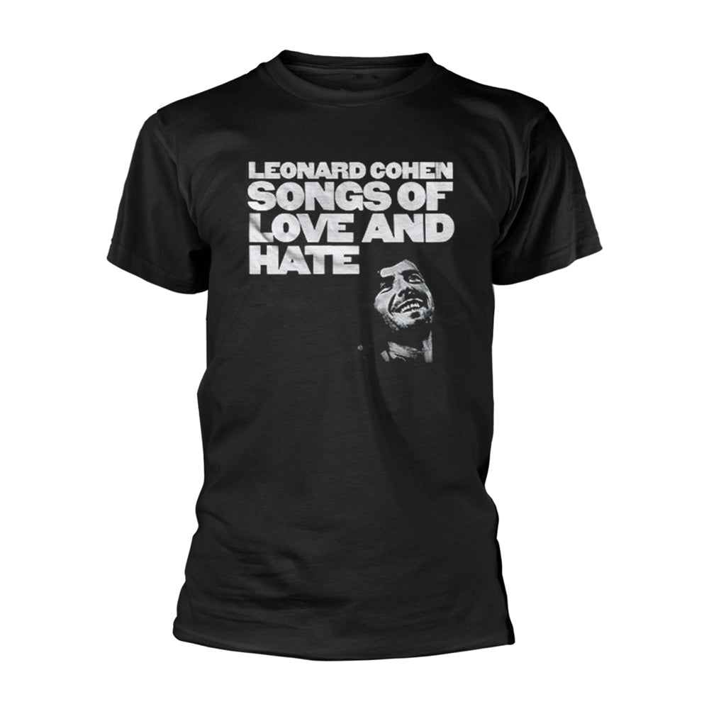 Leonard Cohen Songs Of Love And Hate T-shirt Front