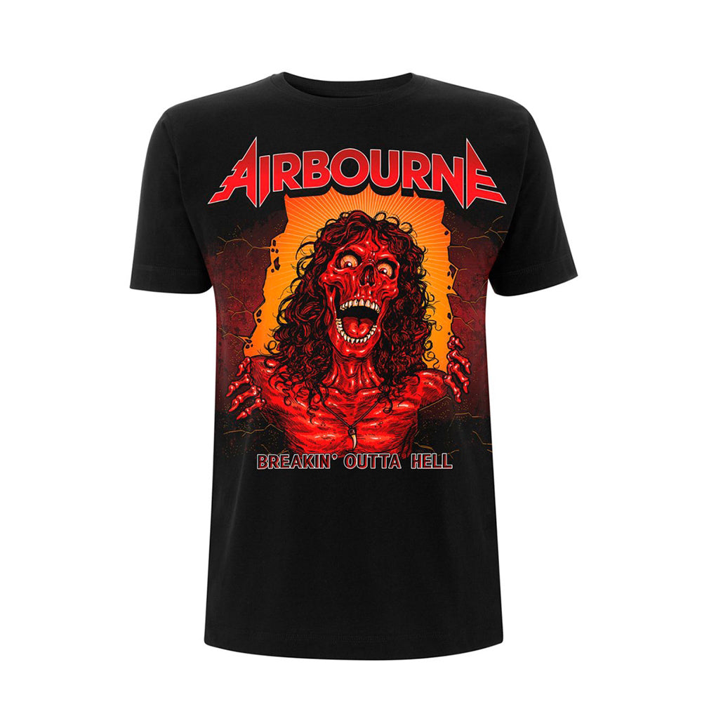 Airbourne Boh Skeleton T-shirt Front