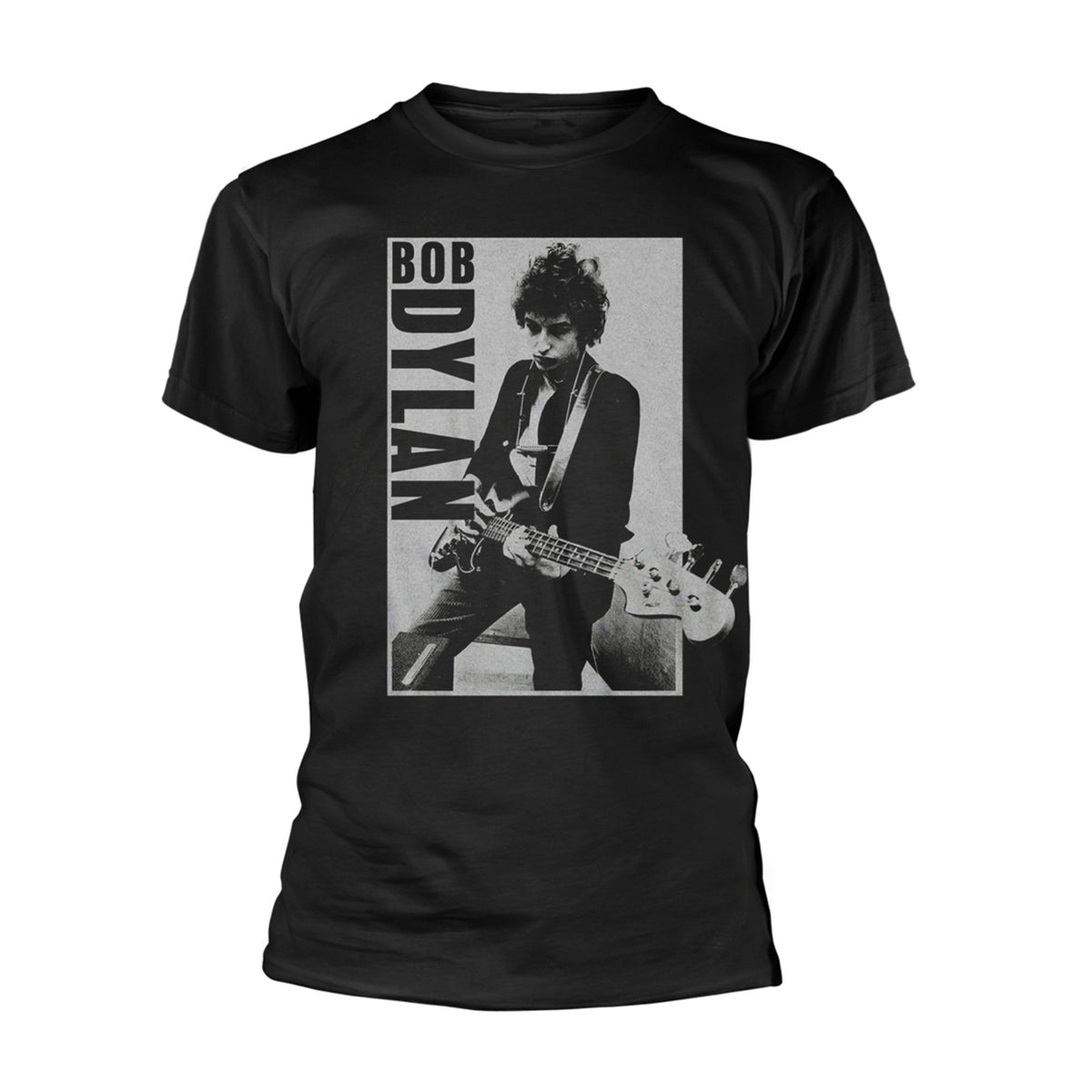 Bob Dylan Guitar T-shirt Front
