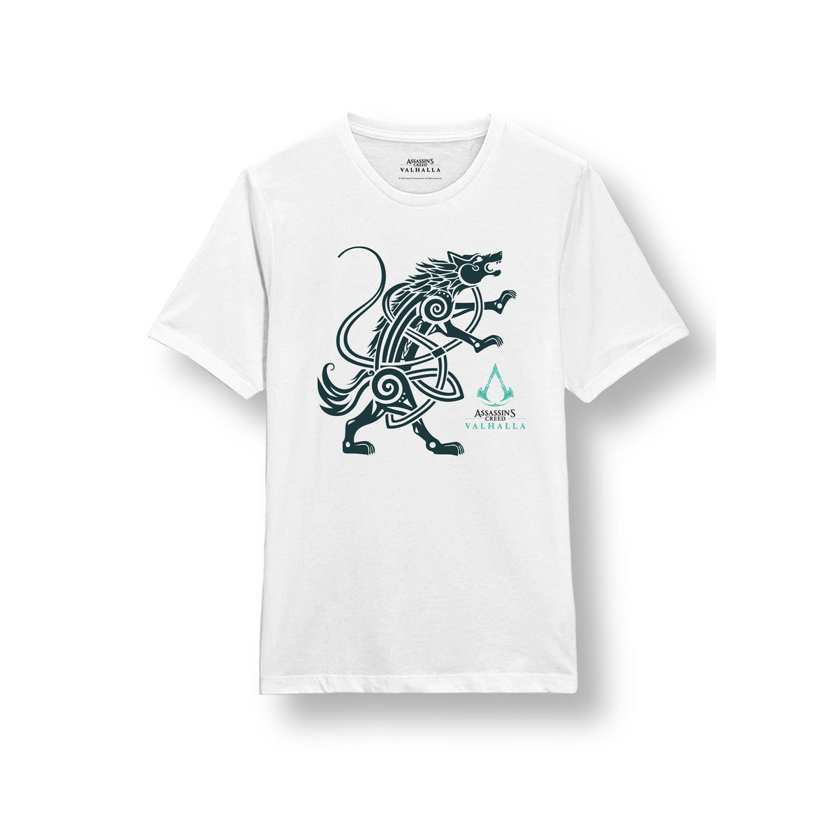 Assassins Creed Assassin's Creed Valhalla Wolf (green) T-shirt Front
