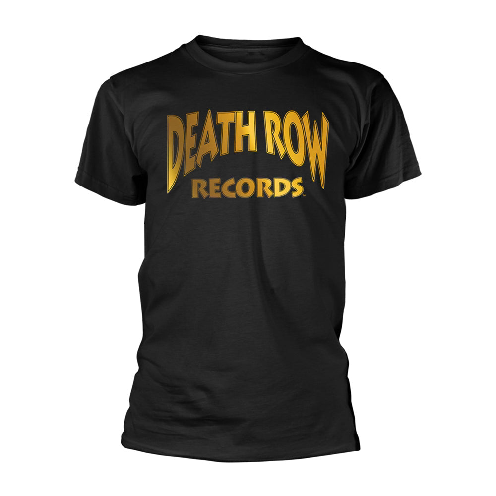 Death Row Records Death Row Logo Gold (foil Print) T-shirt Front