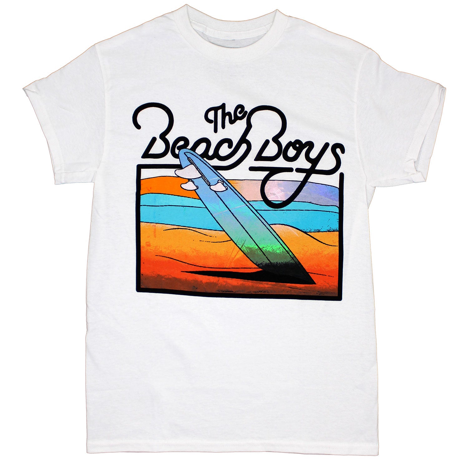 Beach Boys Sunset Surfboard T-shirt Front