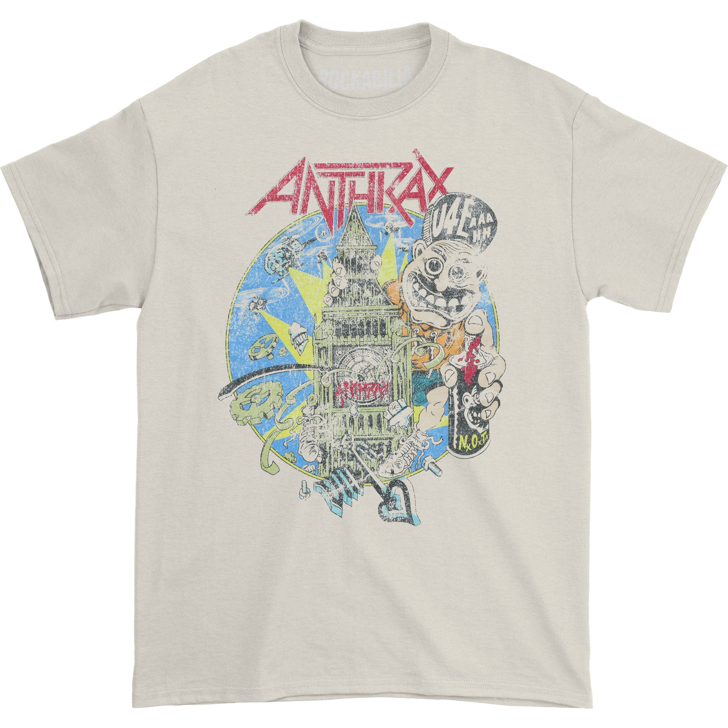 ANTHRAX サイン入り Tシャツ Championがスラッシュメタルの伝説的バンドANTHRAXの限定Tシャツを