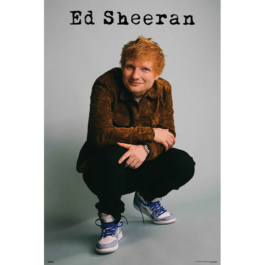 Ed Sheeran Crouch Domestic Poster