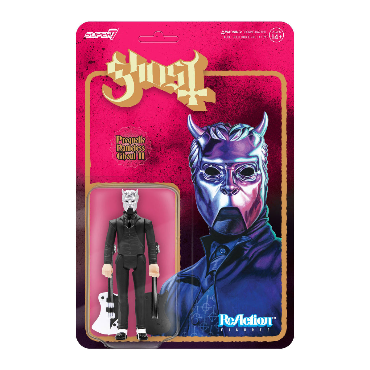 Ghost Super7 Prequelle Nameless Ghoul II 3.75" ReAction Figure Action Figure Front