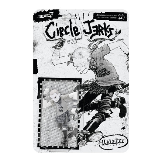Circle Jerks Super7 Skank Man (Grayscale) 3.75" ReAction Figure Action Figure Front