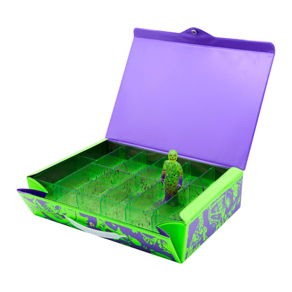 Misfits Super7 ReAction Figures - Carry Case With Fiend (Neon Green Purple) Action Figure Back