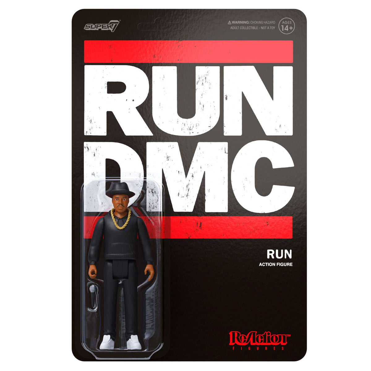 Run DMC Super7 Joseph "Run" Simmons 3.75" ReAction Figure Action Figure Front
