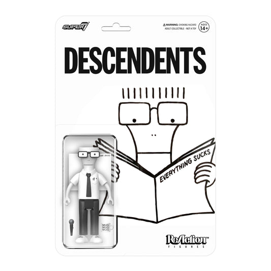 Descendents Super7 Everything Sucks Milo 3.75" ReAction Figure Action Figure