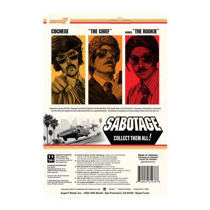 Beastie Boys Super7 Sabotage Alasondro 3.75" ReAction Figure Action Figure Back