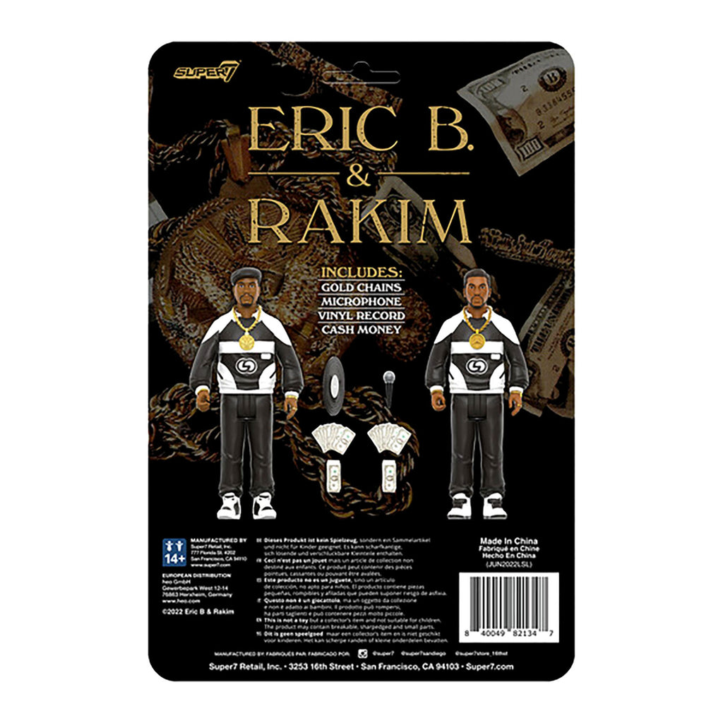 Eric B. & Rakim Super7 Eric B. & Rakim 2-Pack 3.75" ReAction Figures Action Figure