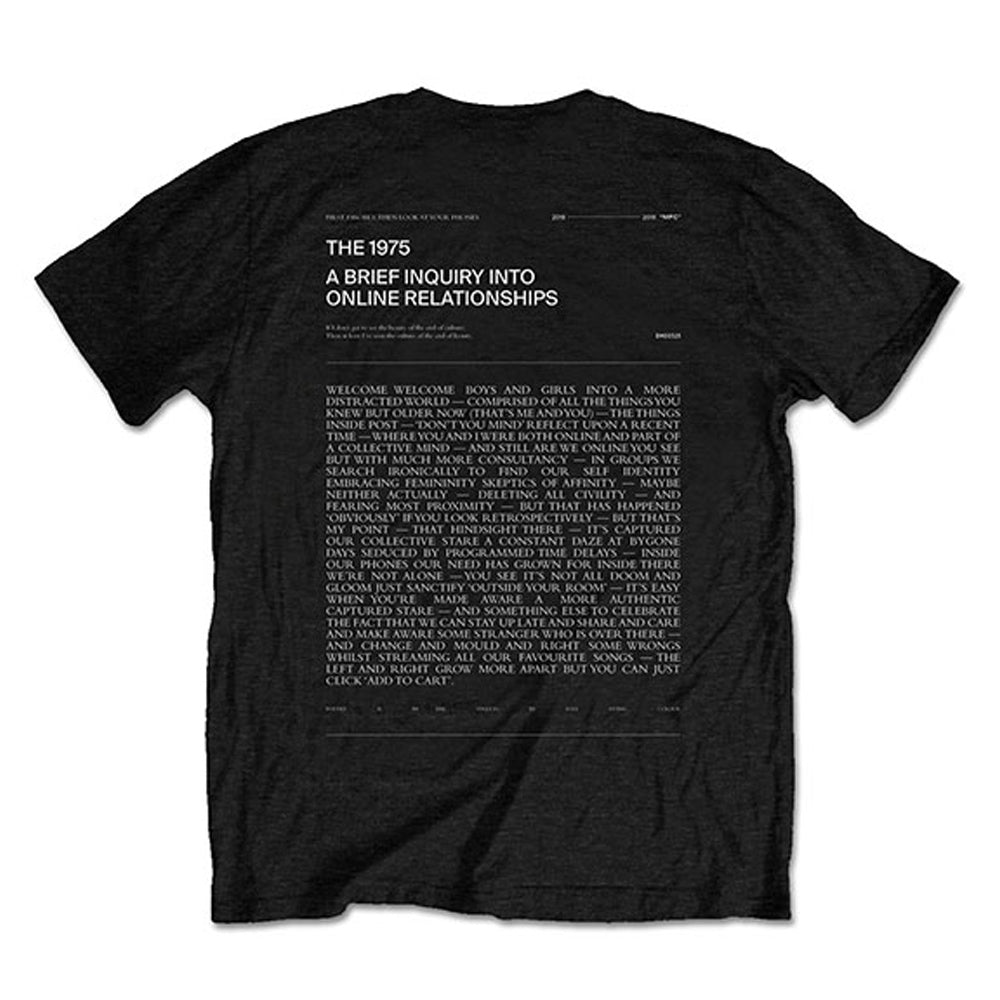 1975 A Brief Inquiry T-shirt Back