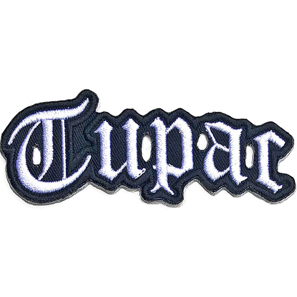 Tupac Cut-out Logo Woven Patch Front