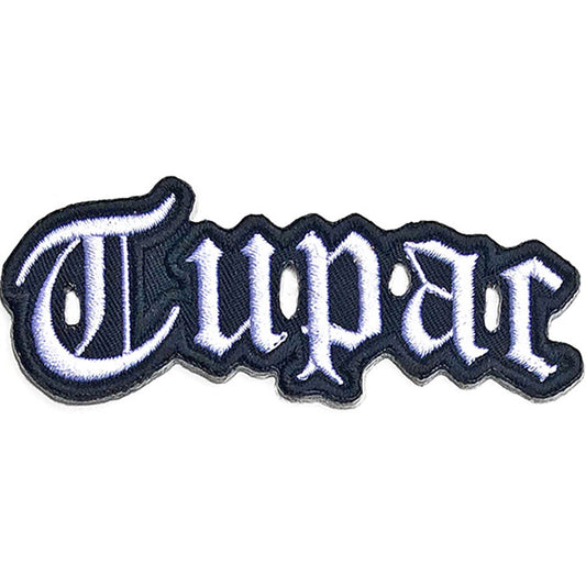 Tupac Cut-out Logo Woven Patch Front