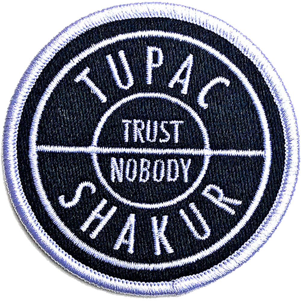 Tupac Trust Woven Patch Front