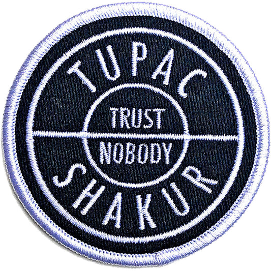 Tupac Trust Woven Patch Front