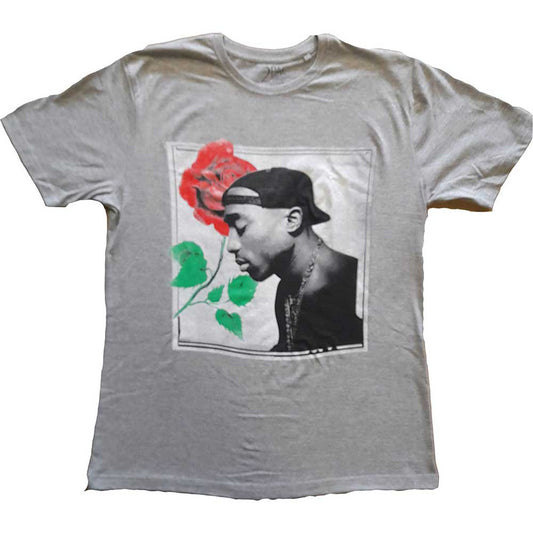 Tupac Rose T-shirt Front