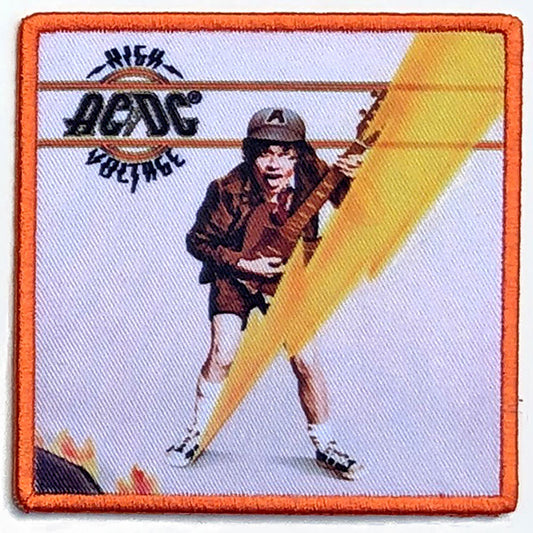 AC/DC High Voltage Woven Patch Front