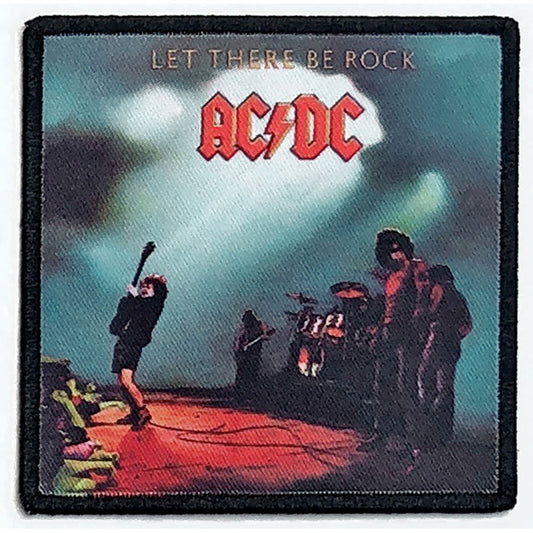 AC/DC Let There Be Rock Woven Patch Front