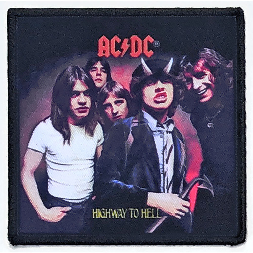 AC/DC Highway To Hell Woven Patch Front
