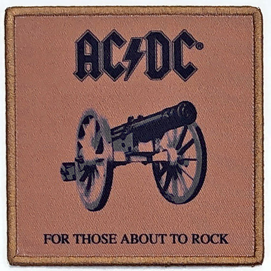 AC/DC For Those About To Rock We Salute You Woven Patch Front